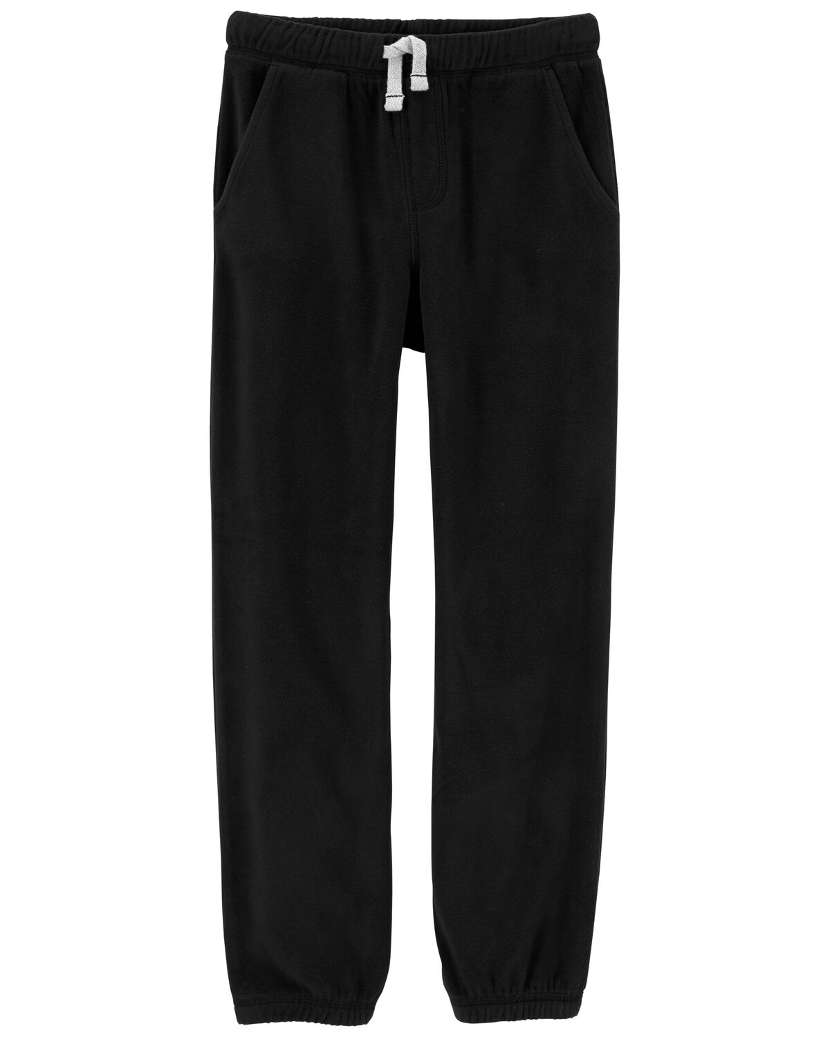 Black Kid PullOn Fleece Pants