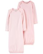 Baby Girl 2-Pack PurelySoft Gown Set, image 1 of 6 slides