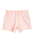 Toddler Girl Pull-On French Terry Shorts - Pink, image 4 of 6 slides