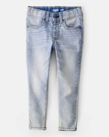 Toddler Sun Faded Light Wash Skinny-Leg Jeans, 