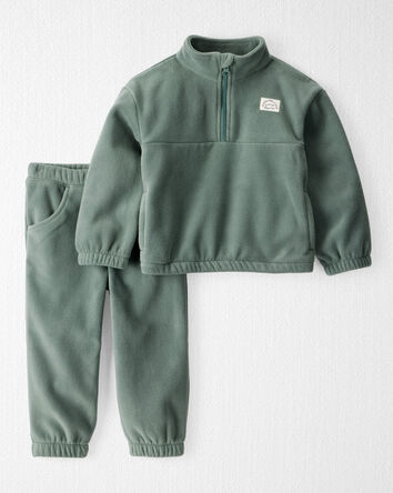 Toddler Girl 2-Piece Recycled Microfleece Set, 