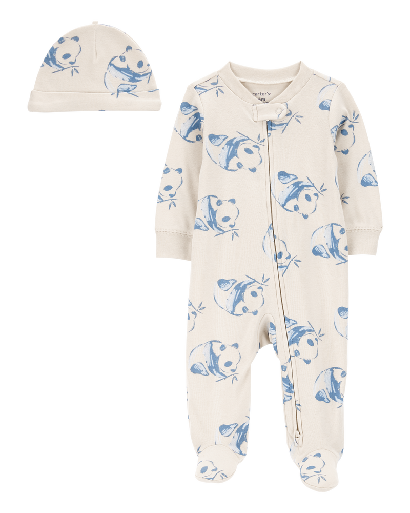 Baby 7-Piece Panda Sleep Set, image 6 of 6 slides