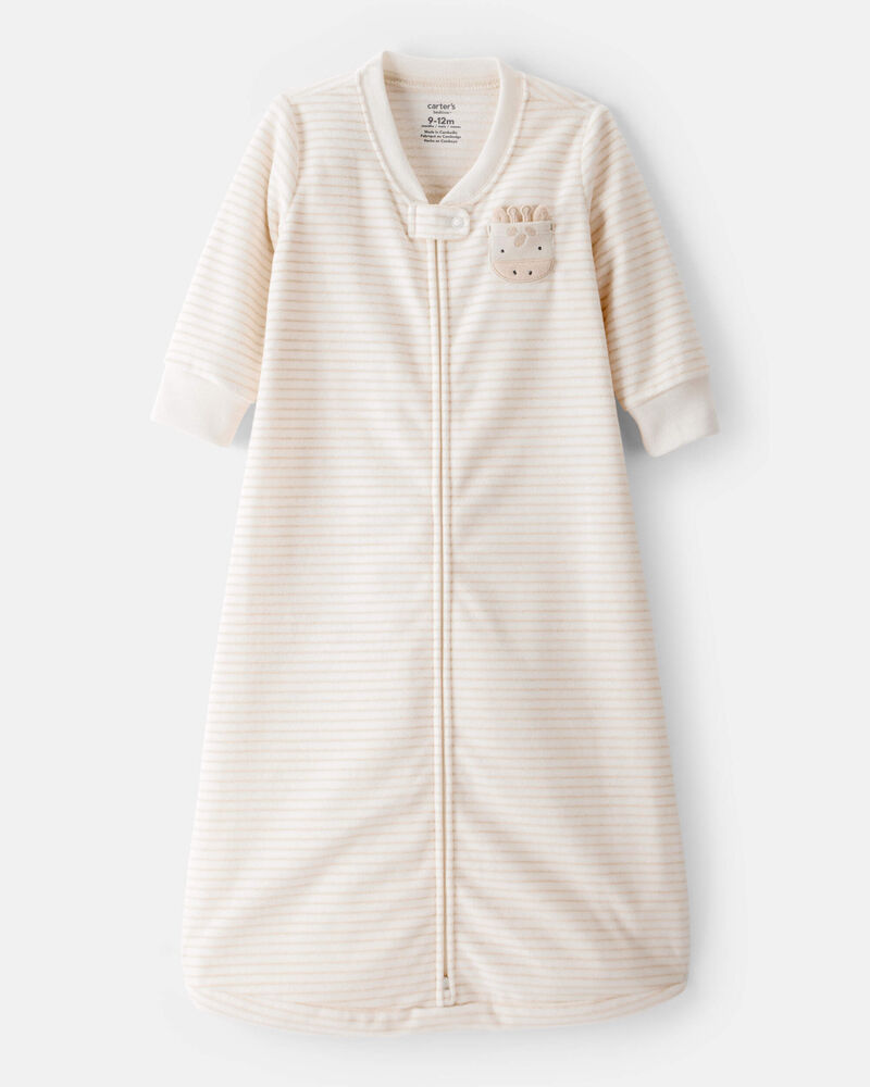 Baby Loose Fit Long-Sleeve Wearable Blanket - Cream, image 1 of 4 slides