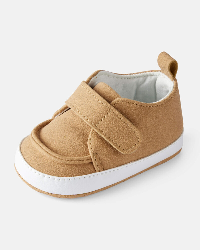Baby Boy Pull-On Casual Sneakers - Brown, image 6 of 6 slides
