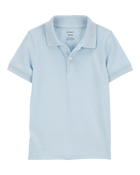Toddler Ribbed Collar Polo Shirt, image 1 of 3 slides