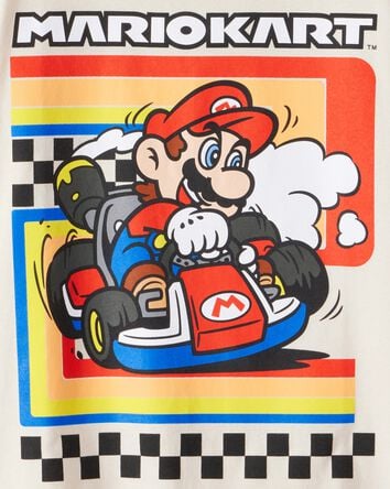 Kid Mario Kart ™ Short-Sleeve Graphic Tee - Cream, 