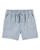 Baby Pull-On Trail Short - Blue, image 1 of 4 slides
