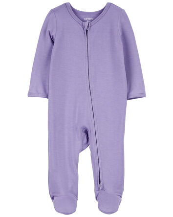 Zip-Up PurelySoft Sleep & Play Pajamas, 