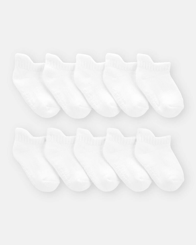 Baby 10-Pack No Show Socks, image 2 of 3 slides