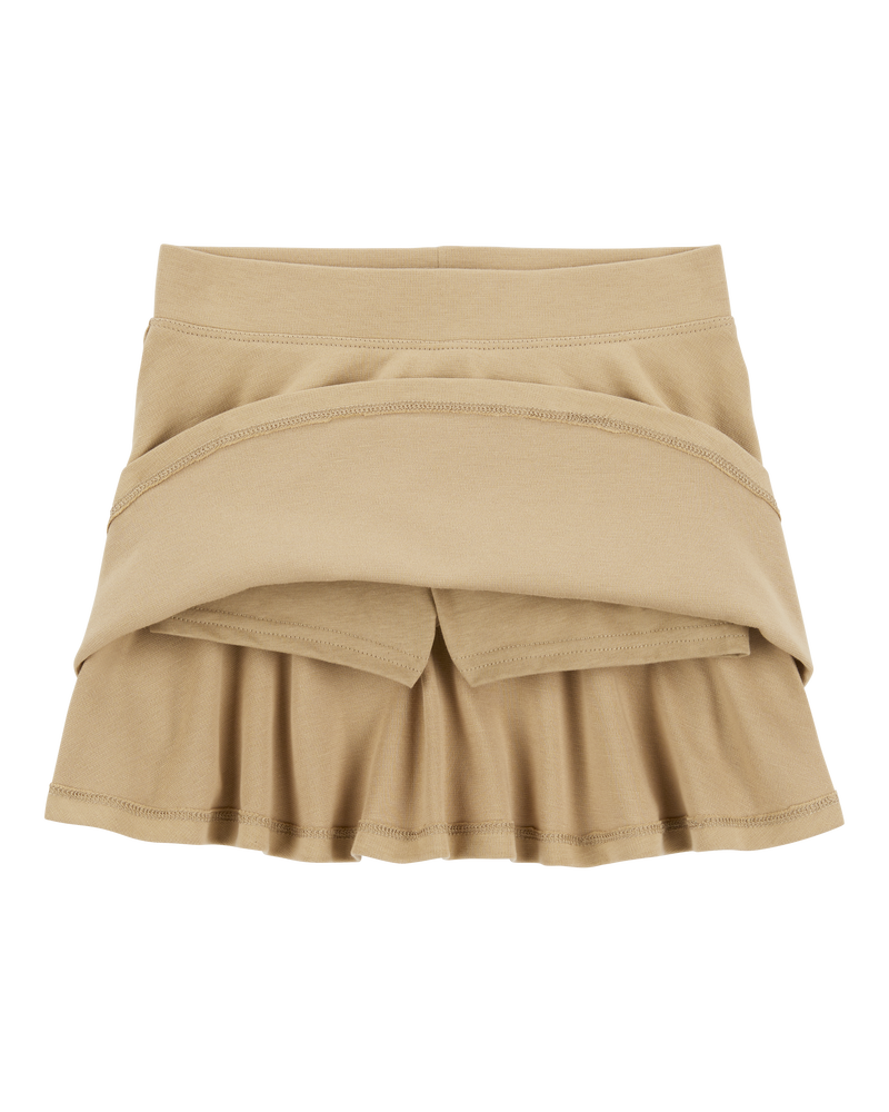 Toddler Ponte Knit Uniform Skirt, image 2 of 3 slides