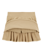 Toddler Ponte Knit Uniform Skirt, image 2 of 3 slides