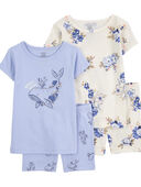 Multi - Toddler 2-Pack Floral & Whale-Print Pajamas Sets