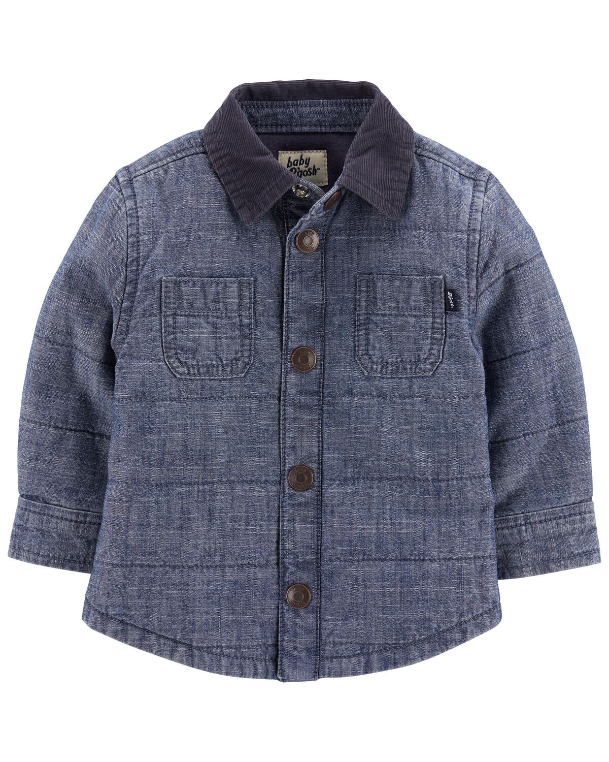 Chambray Baby Chambray Button-Front Shirt | carters.com