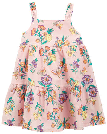 Toddler Floral Lawn Dress, 