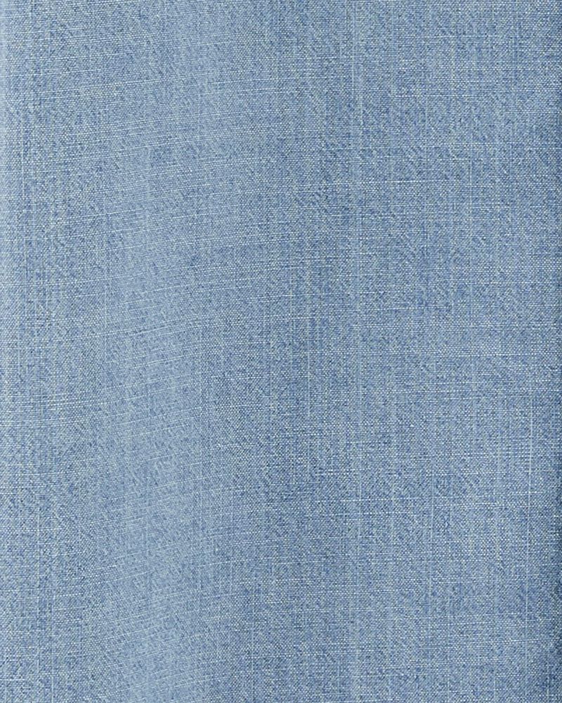 Kid Button-Front Chambray Shirt, image 3 of 5 slides