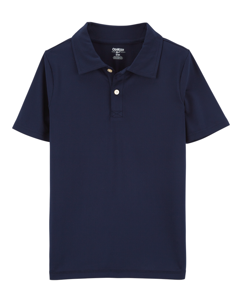 Kid 3-Pack Active Mesh Uniform Polos in Moisture Wicking BeCool™ Fabric, image 3 of 3 slides