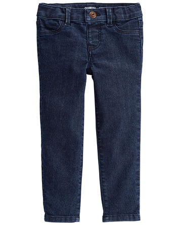 Toddler Dark Blue Wash Skinny-Leg Jeans, 