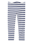 Baby Striped Stretch Leggings, image 1 of 3 slides