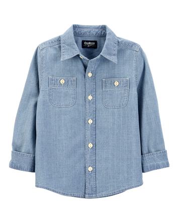 Toddler Chambray Button-Front Shirt, 