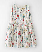 Toddler Organic Cotton Dress in Holiday Nutcracker
, image 1 of 5 slides