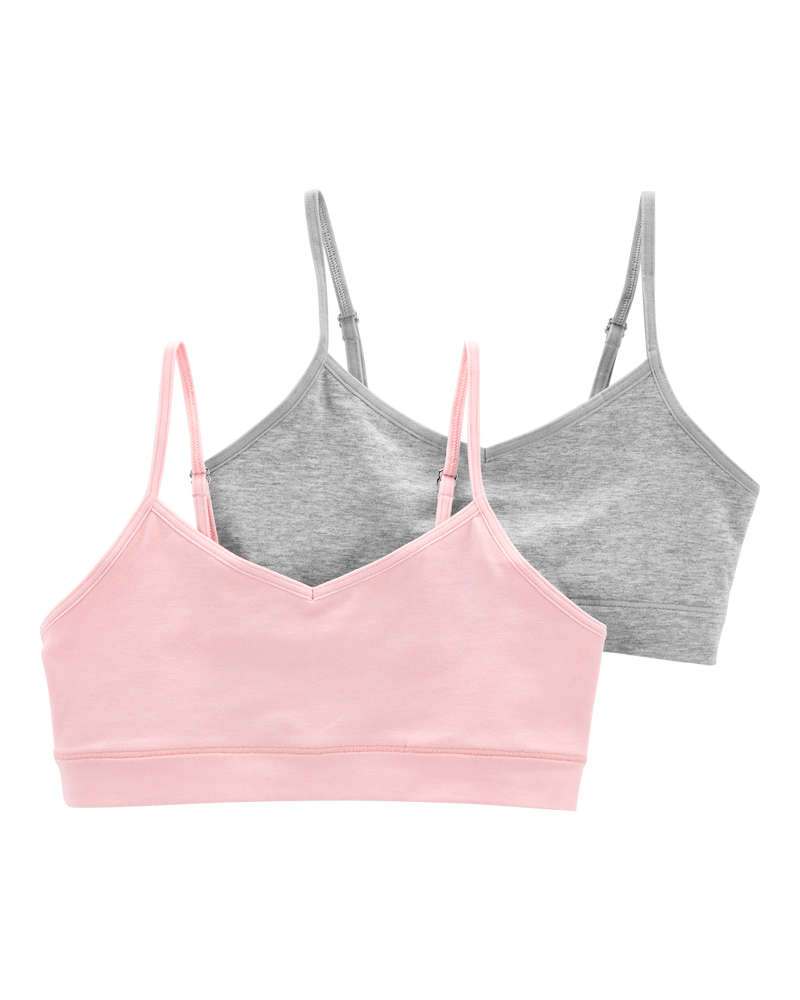 2-Pack Bralettes, image 1 of 3 slides