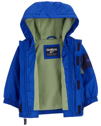 Baby Fleece Lined Colorblock Jacket, 