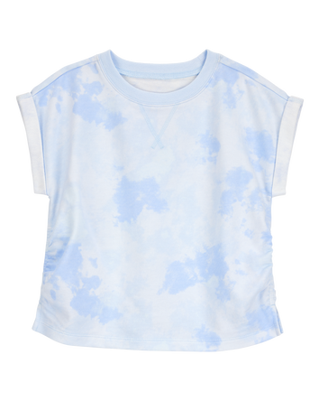 Kid Cloud Dye Cinched Tee - Blue, 