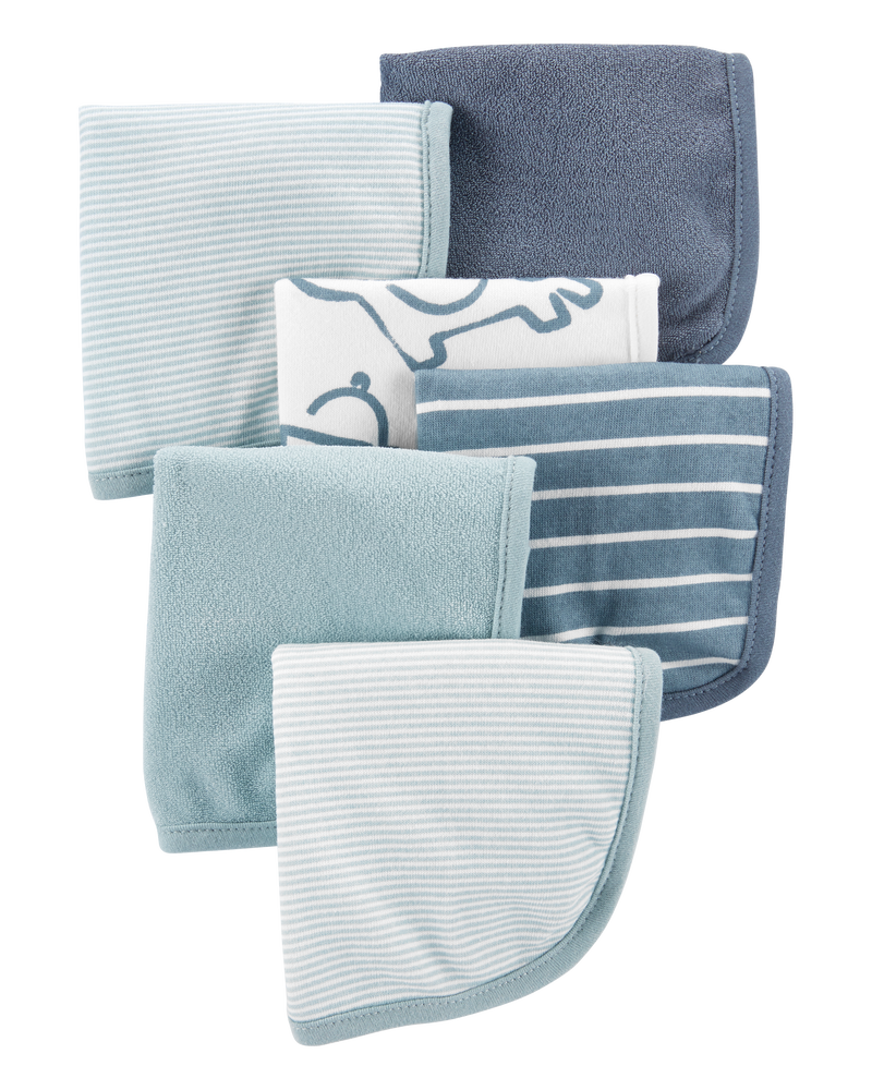 Baby 6-Pack Wash Cloths, image 1 of 1 slides