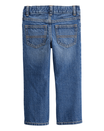Baby Medium Blue Wash Boot-Cut Jeans, 