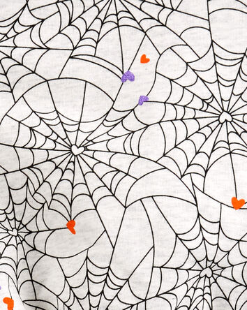 Baby 2-Piece Halloween Spiderweb Top & Legging Set, 