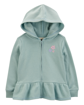Baby Embroidered Peplum Jacket, 