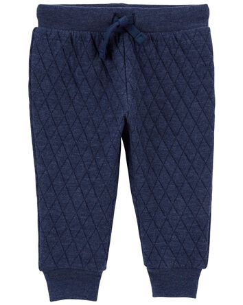 Baby Quilted Double Knit Joggers, 