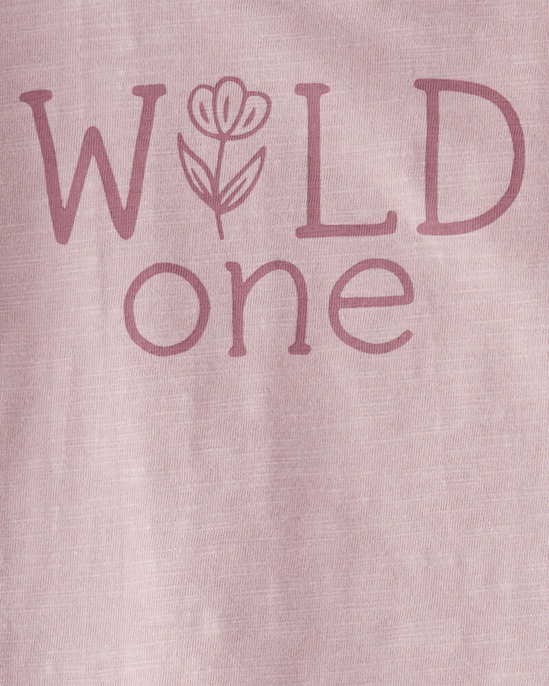 Baby Organic Cotton Wild One Ruffle Tee, image 3 of 4 slides