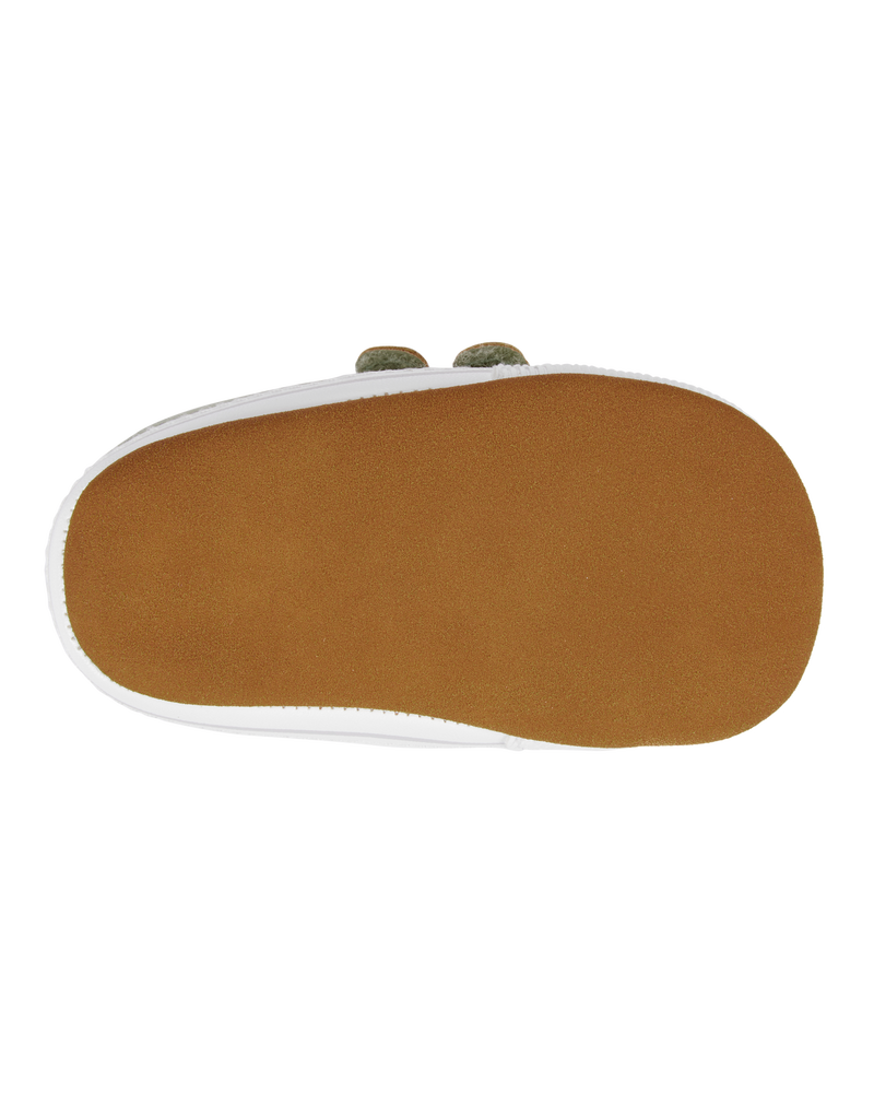 Baby Boy Dinosaur Slip-On Shoes - Olive, image 5 of 7 slides