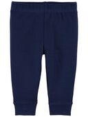 Blue - Baby Pull-On Cotton Pants