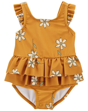 Baby Floral 1-Piece Swimsuit, 