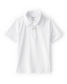 Toddler Active Polo in Moisture Wicking BeCool™ Fabric - White, image 1 of 3 slides
