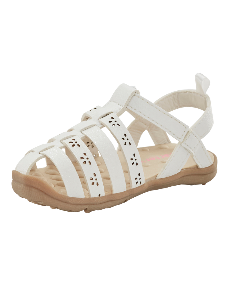 Baby Every Step® First Walker Fisherman Sandals - White, image 7 of 7 slides