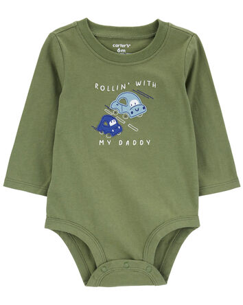 Baby 'Rollin' With My Daddy' Collectible Bodysuit, 