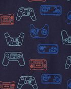 Kid 4-Piece Gamer 100% Snug Fit Cotton Pajamas, image 3 of 5 slides