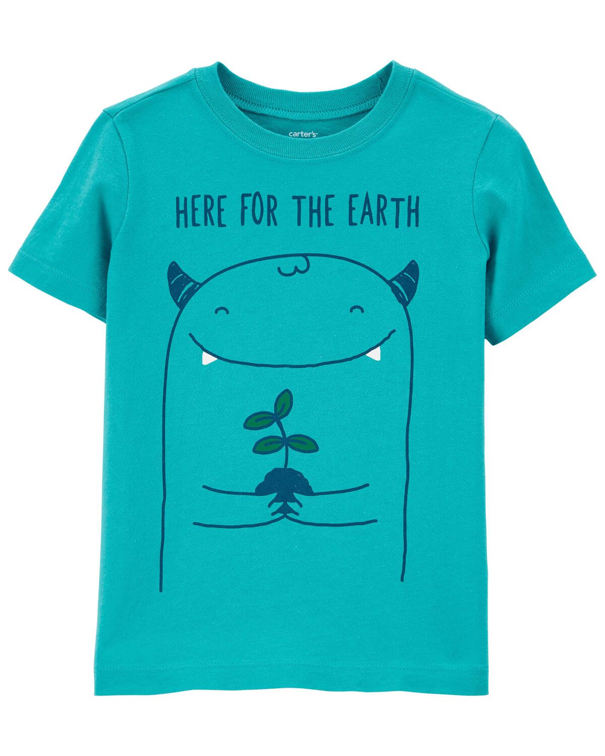 Blue Baby Earth Day Jersey Tee