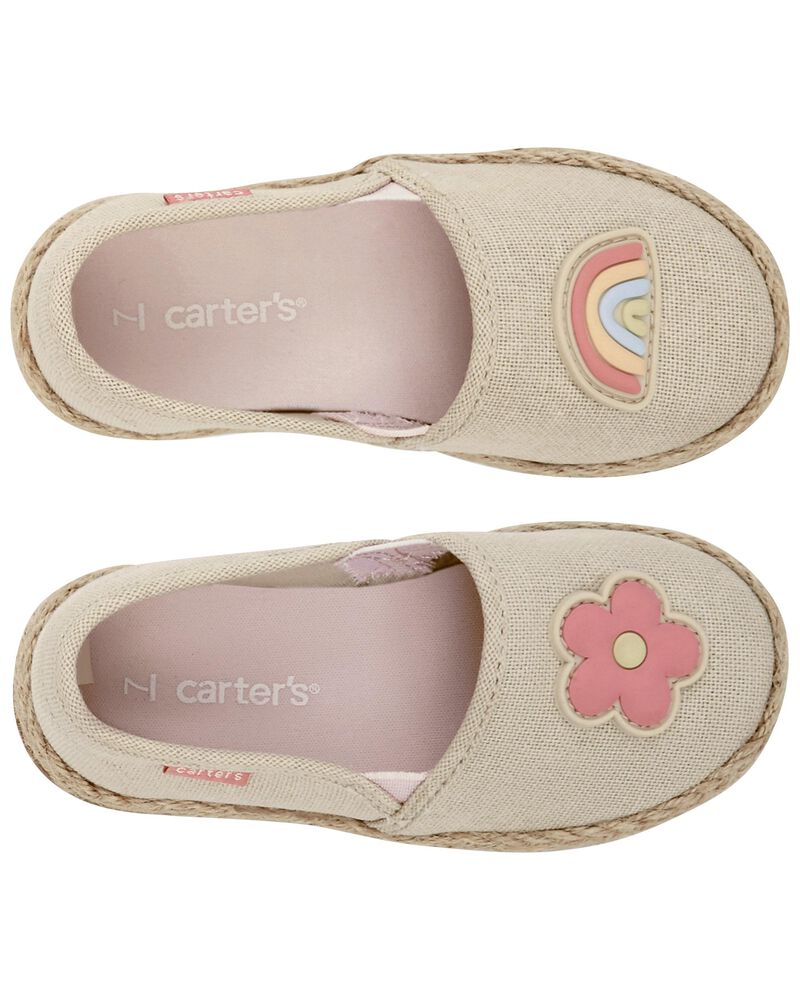Toddler Floral Slip-On Shoes, image 6 of 6 slides