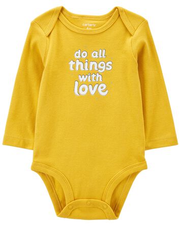 Baby Do All Things With Love Bodysuit, 
