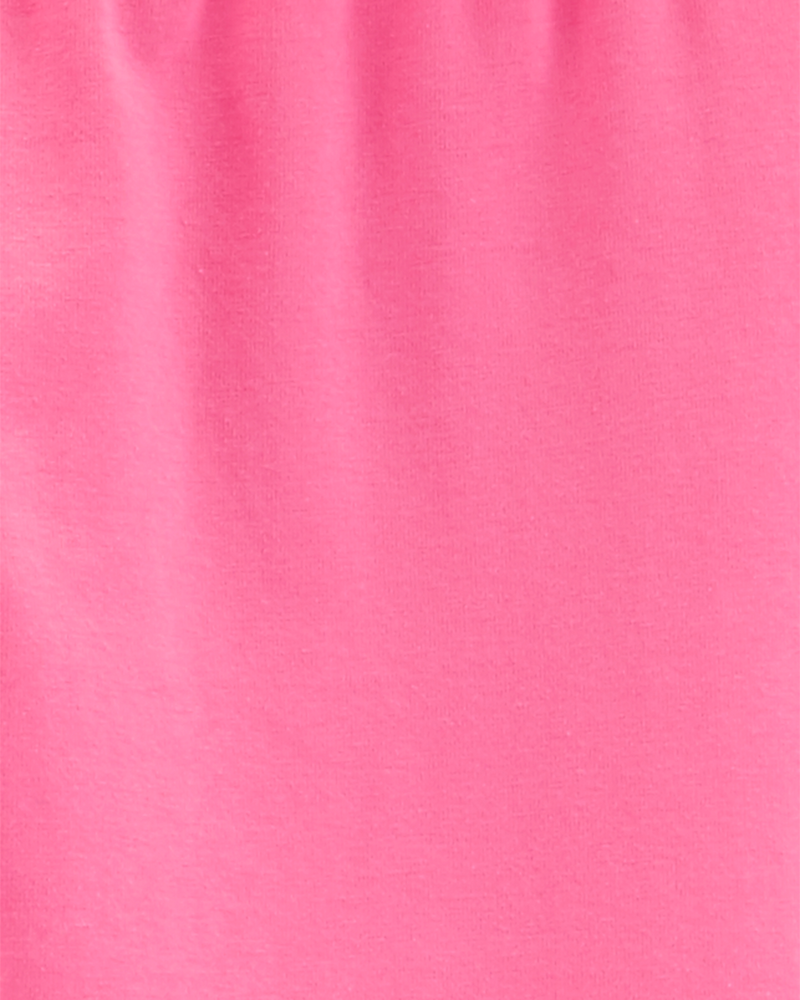 Kid 2-Pack Pink Cotton Stretch Leggings, image 2 of 4 slides