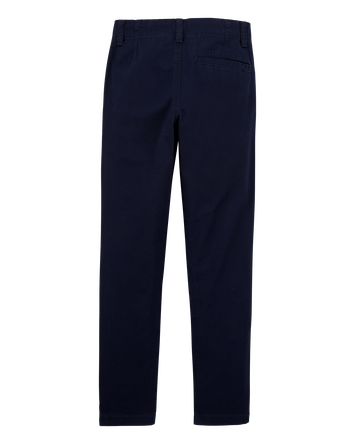 Kid Slim Tapered Chino Uniform Pants - Navy, 
