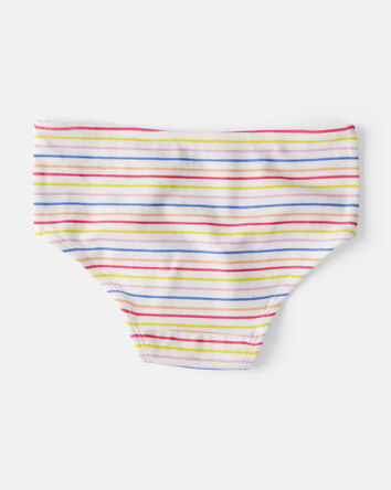 Toddler Girl 7-Pack Brief Stretch Cotton Underwear - Pink/Yellow, 