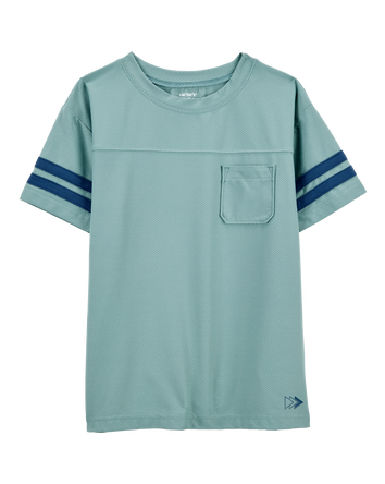 Kid Striped Short-Sleeve Tee - Green, 
