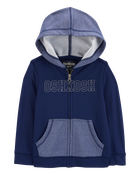 Toddler 2-Piece OshKosh Logo Zip Jacket & French Terry Pants Set, image 4 of 7 slides