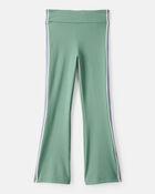 Girls Knit Flare Active Pants - Green, image 2 of 5 slides