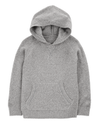 Kid Chunky Waffle Pullover Sweater - Gray, image 1 of 5 slides